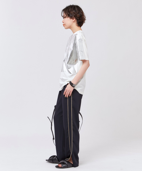 AP STUDIO(エーピーストゥディオ)の「メタルプリントTシャツ(Tシャツ/カットソー・レディース・ホワイト・FREE)」の11枚目の写真