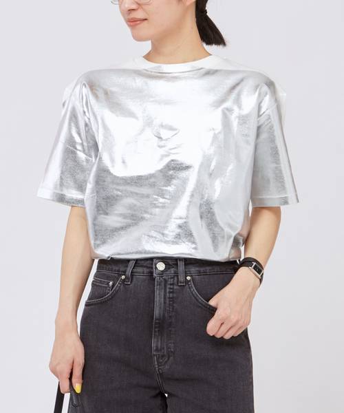 AP STUDIO(エーピーストゥディオ)の「メタルプリントTシャツ(Tシャツ/カットソー・レディース・ホワイト・FREE)」の13枚目の写真