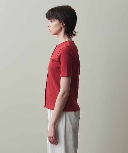 Steven Alan（スティーブンアラン）の「＜Steven Alan＞パターンメッシュ カーディガン（カーディガン/ボレロ・レディース・レッド/オフホワイト/ブラック・FREE）」の8枚目の写真