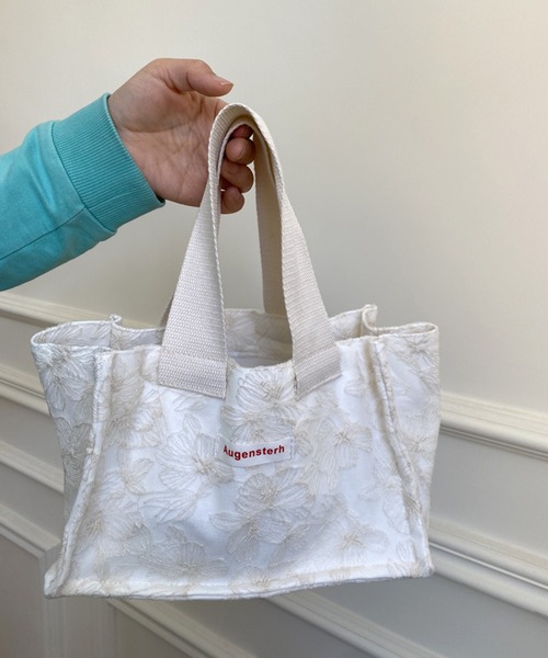 aimoha（アイモハ）の「布地ミニハンドバッグ（ハンドバッグ・レディース・その他/ブルー/オフホワイト/イエロー/ピンク/グリーン/ホワイト・FREE）」の2枚目の写真