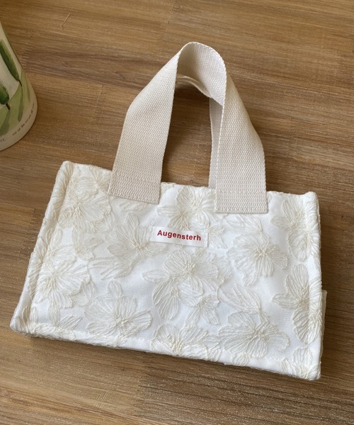 aimoha（アイモハ）の「布地ミニハンドバッグ（ハンドバッグ・レディース・その他/ブルー/オフホワイト/イエロー/ピンク/グリーン/ホワイト・FREE）」の12枚目の写真