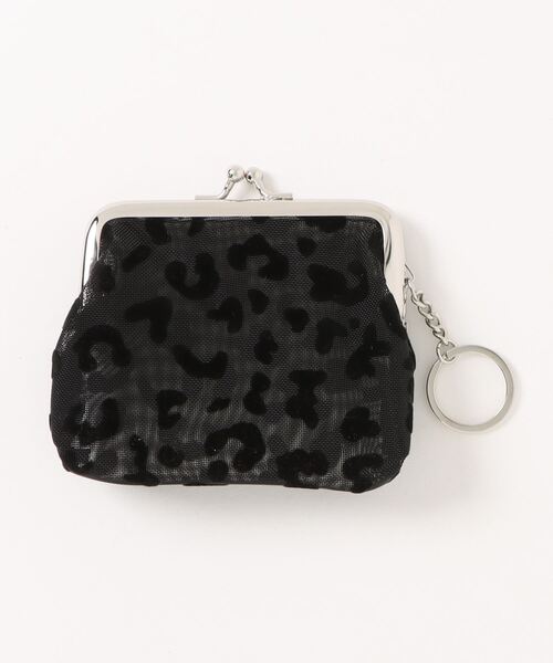 Mayree（メイリー）の「【float】ハートドット柄/レオパード柄 がま口ポーチ/小物入れ【メッシュ素材】（ポーチ・レディース・ブラック系2/ブラック系1・FREE）」の13枚目の写真