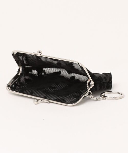 Mayree（メイリー）の「【float】ハートドット柄/レオパード柄 がま口ポーチ/小物入れ【メッシュ素材】（ポーチ・レディース・ブラック系2/ブラック系1・FREE）」の15枚目の写真