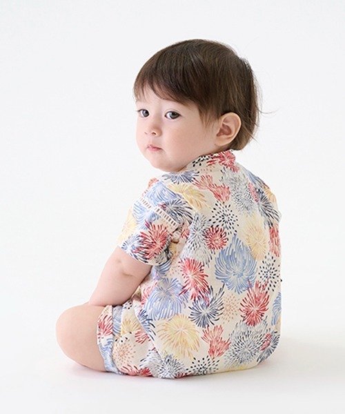 petit main(プティマイン)の「boysアソートbaby甚平(浴衣・キッズ・アイボリー/ネイビー/マルチ・70cm/80cm)」の10枚目の写真