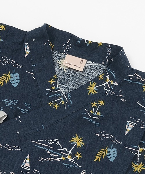 petit main(プティマイン)の「boysアソートbaby甚平(浴衣・キッズ・アイボリー/ネイビー/マルチ・70cm/80cm)」の16枚目の写真