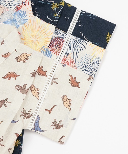 petit main(プティマイン)の「boysアソートbaby甚平(浴衣・キッズ・アイボリー/ネイビー/マルチ・70cm/80cm)」の18枚目の写真