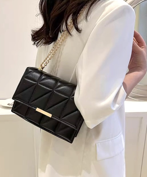 Amulet(アミュレット)の「キルティング柄ショルダーバッグ(ショルダーバッグ・レディース・ブラック/ベージュ/ホワイト・FREE)」の20枚目の写真