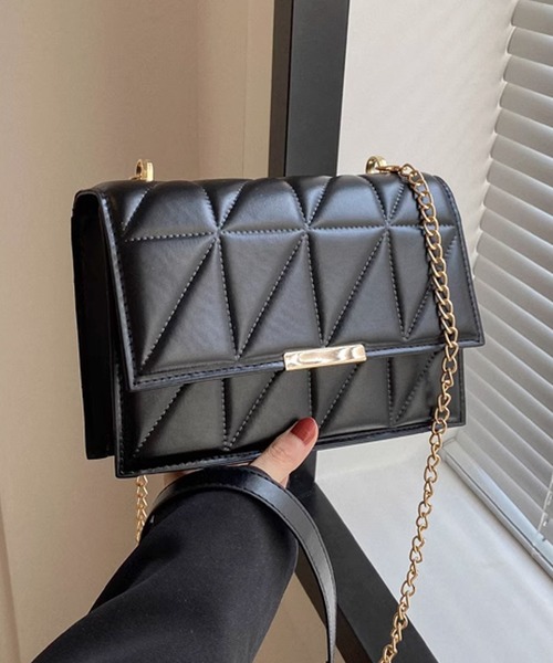 Amulet(アミュレット)の「キルティング柄ショルダーバッグ(ショルダーバッグ・レディース・ブラック/ベージュ/ホワイト・FREE)」の16枚目の写真