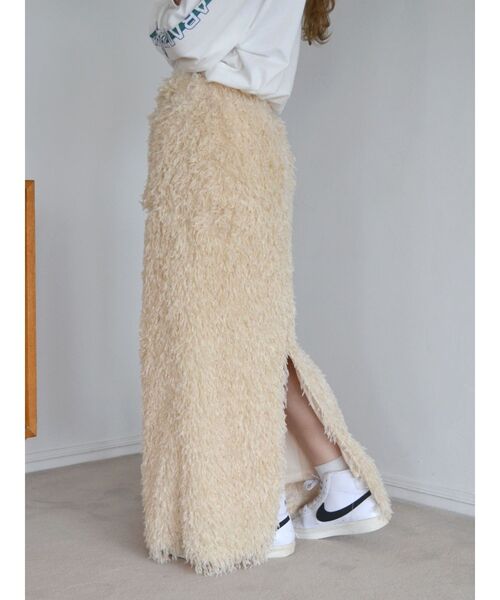 Ungrid(アングリッド)の「ジャカードアイラインスカート(スカート・レディース・ブラック/アイボリー・FREE)」の11枚目の写真