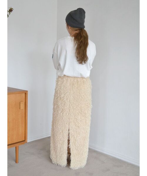 Ungrid(アングリッド)の「ジャカードアイラインスカート(スカート・レディース・ブラック/アイボリー・FREE)」の14枚目の写真