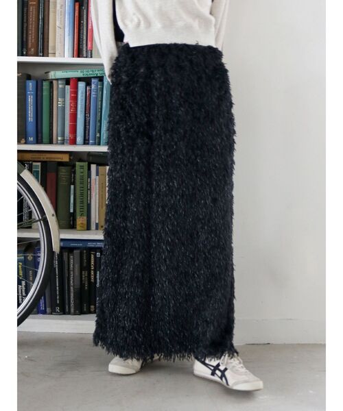 Ungrid(アングリッド)の「ジャカードアイラインスカート(スカート・レディース・ブラック/アイボリー・FREE)」の16枚目の写真