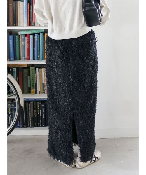 Ungrid(アングリッド)の「ジャカードアイラインスカート(スカート・レディース・ブラック/アイボリー・FREE)」の18枚目の写真