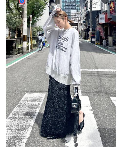 Ungrid(アングリッド)の「ジャカードアイラインスカート(スカート・レディース・ブラック/アイボリー・FREE)」の22枚目の写真