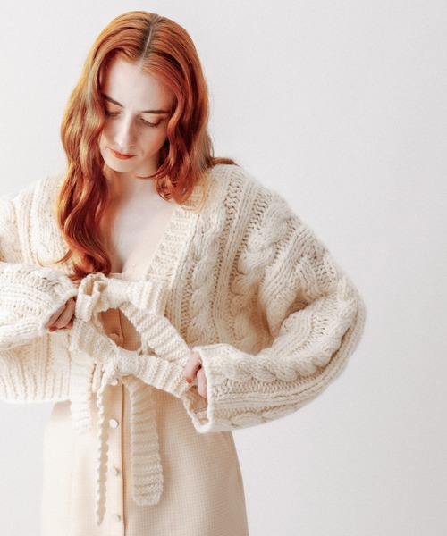 セール】ハンドケーブル2wayニット（ニット/セーター）｜ME  