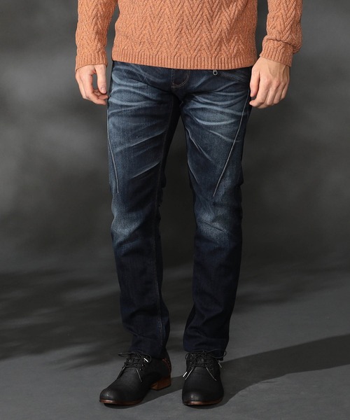 HIDEAWAYS NICOLE（ハイダウェイニコル）の「バイロフトストレッチデニムパンツ（デニムパンツ・メンズ・オフホワイト/ブラック/インディゴブルー・SMALL/MEDIUM/LARGE/X-LARGE）」の3枚目の写真