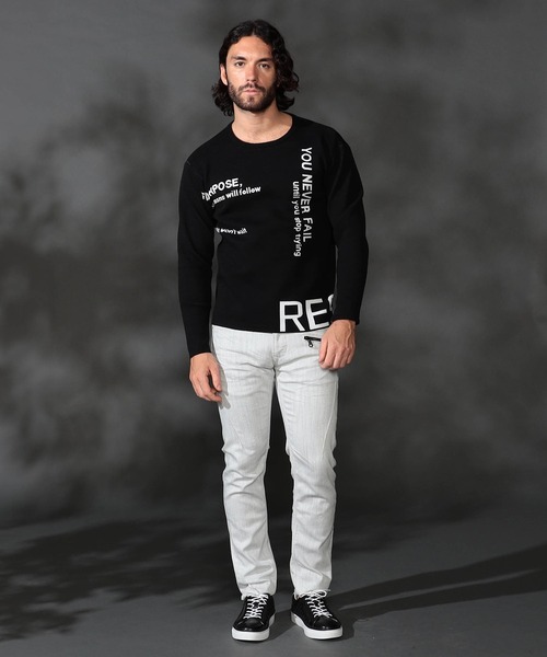 HIDEAWAYS NICOLE（ハイダウェイニコル）の「バイロフトストレッチデニムパンツ（デニムパンツ・メンズ・オフホワイト/ブラック/インディゴブルー・SMALL/MEDIUM/LARGE/X-LARGE）」の4枚目の写真