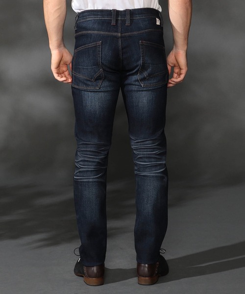 HIDEAWAYS NICOLE（ハイダウェイニコル）の「バイロフトストレッチデニムパンツ（デニムパンツ・メンズ・オフホワイト/ブラック/インディゴブルー・SMALL/MEDIUM/LARGE/X-LARGE）」の7枚目の写真