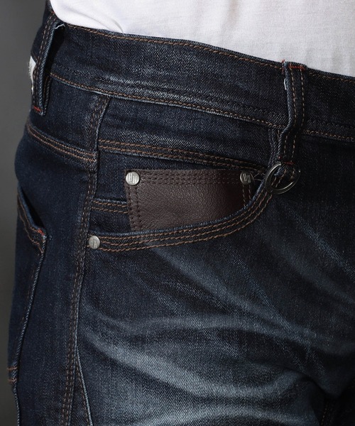 HIDEAWAYS NICOLE（ハイダウェイニコル）の「バイロフトストレッチデニムパンツ（デニムパンツ・メンズ・オフホワイト/ブラック/インディゴブルー・SMALL/MEDIUM/LARGE/X-LARGE）」の10枚目の写真