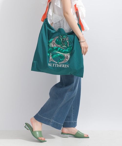 Ball&Chain（ボールアンドチェーン）の「[Ball&Chain×WIZARDUNG WORLD]shopping bag-Harry Potter(L)（エコバッグ/サブバッグ・レディース・ネイビー/グリーン/ブラウン/イエロー・L）」の3枚目の写真