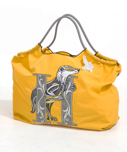 Ball&Chain（ボールアンドチェーン）の「[Ball&Chain×WIZARDUNG WORLD]shopping bag-Harry Potter(L)（エコバッグ/サブバッグ・レディース・ネイビー/グリーン/ブラウン/イエロー・L）」の14枚目の写真