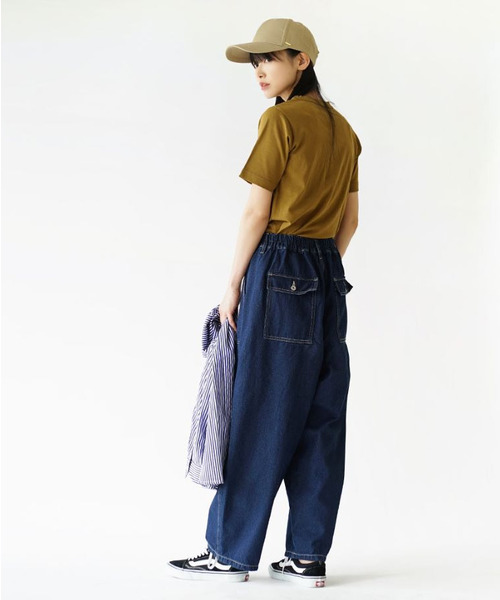 ウエストボタン ワークデニムパンツ（デニムパンツ）｜e-zakkamania stores（イーザッカマニアストアーズ）