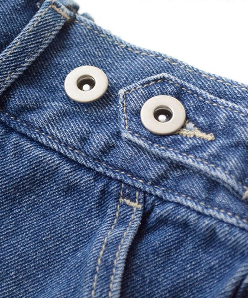 ウエストボタン ワークデニムパンツ（デニムパンツ）｜e-zakkamania stores（イーザッカマニアストアーズ）