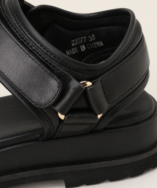 FRAMeWORK（フレームワーク）の「≪追加≫MOHI/モヒ ベルクロサンダル2（サンダル・レディース・ブラック・38/37/36）」の7枚目の写真