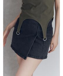 MURUA | 【SET UP対応】ラップ風ミニスカート(スカート)