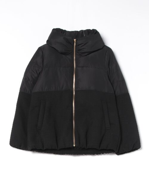 Jines（ジネス）の「ツィード×タフタ ダウンジャケット（ダウンジャケット/コート・レディース・ホワイト/ブラック・38）」の17枚目の写真