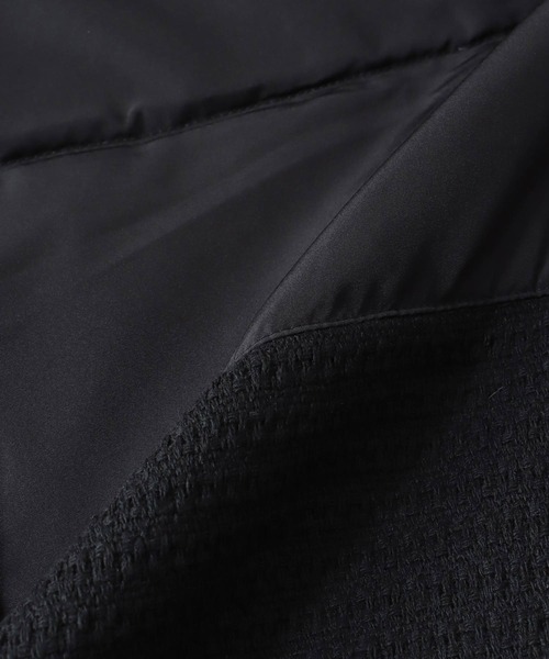 Jines（ジネス）の「ツィード×タフタ ダウンジャケット（ダウンジャケット/コート・レディース・ホワイト/ブラック・38）」の16枚目の写真