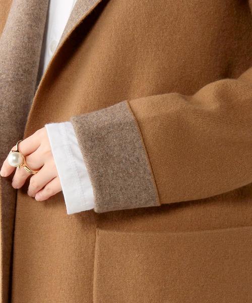 UNITED ARROWS(ユナイテッドアローズ)の「UBBT フーデッド コート 2†◆(その他アウター・レディース・ブラック/ベージュ/オフホワイト・フリー)」の8枚目の写真