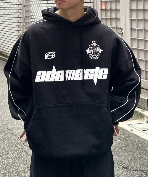 ADAMASTE（アダマスト）の「big silhouette piping game parker