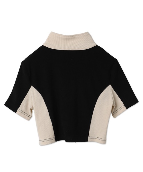 Figments(フィグメンツ)の「SSバイカラートラックジャケット(ジャージ・レディース・ブラウン/オフホワイト・FREE)」の13枚目の写真