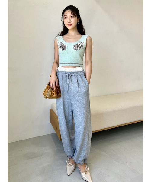 LILY BROWN×KEITA MARUYAMA】モチーフニットビスチェ