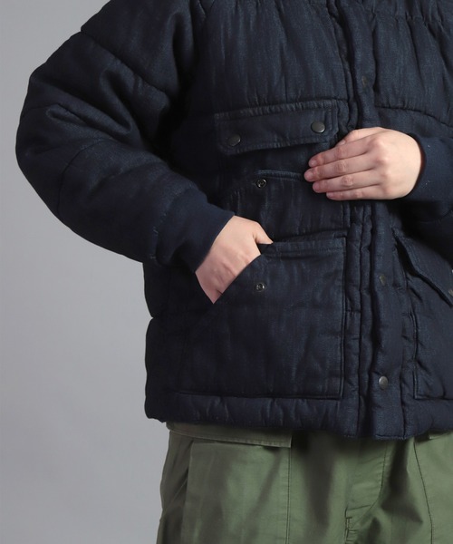 OMNIGOD（オムニゴッド）の「[OMNIGOD womens / オムニゴッド] 7oz甘織デニム インサレーションジャケット（ダウンジャケット/コート・レディース・ワンウォッシュ・0）」の12枚目の写真
