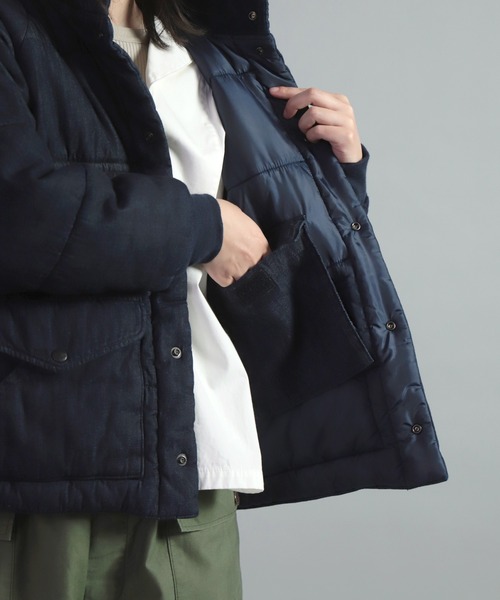 OMNIGOD（オムニゴッド）の「[OMNIGOD womens / オムニゴッド] 7oz甘織デニム インサレーションジャケット（ダウンジャケット/コート・レディース・ワンウォッシュ・0）」の14枚目の写真