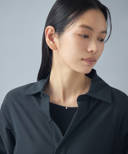 Jouete（ジュエッテ）の「[ミニマル] ジルコニア サークル ネックレス（ネックレス・レディース・イエローゴールド/ピンクゴールド・FREE）」の9枚目の写真