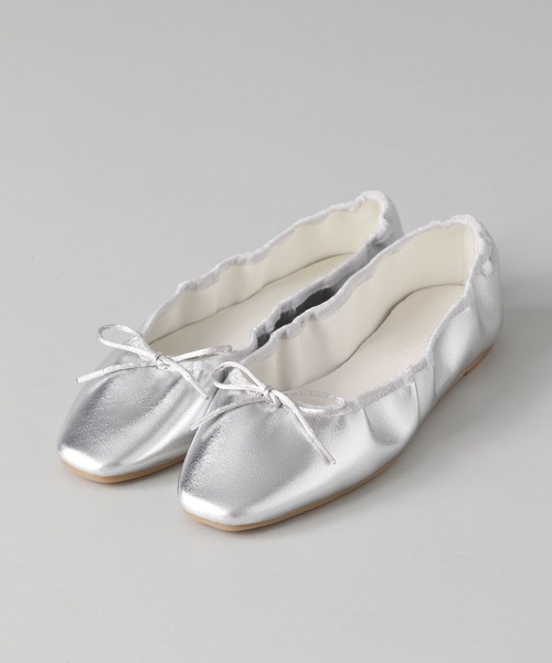 A part by（アパートバイ）の「A part by_バレエシューズ（バレエシューズ・レディース・Silver/ブラック・LARGE/MEDIUM）」の5枚目の写真