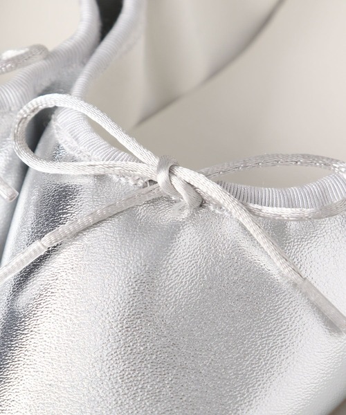 A part by（アパートバイ）の「A part by_バレエシューズ（バレエシューズ・レディース・Silver/ブラック・LARGE/MEDIUM）」の12枚目の写真