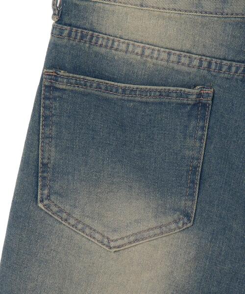 dispark(ディスパーク)の「DISPARK/ウオッシュドデニムハーフパンツ(デニムパンツ・レディース・ライトインディゴブルー/インディゴブルー・MEDIUM/LARGE)」の19枚目の写真