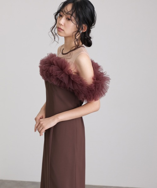 セール】【低身長用サイズあり】ミモレ丈&ノースリーブフォーマル