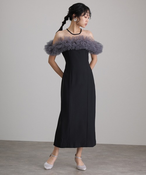 セール】【低身長用サイズあり】ミモレ丈&ノースリーブフォーマル