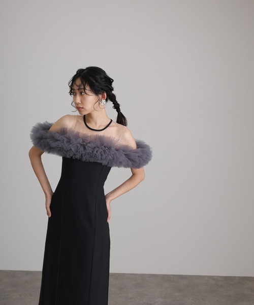 セール】【低身長用サイズあり】ミモレ丈&ノースリーブフォーマル