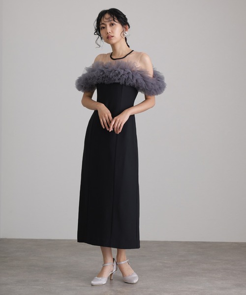 セール】【低身長用サイズあり】ミモレ丈&ノースリーブフォーマル