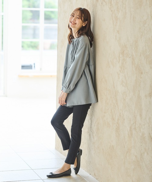 Honeys(ハニーズ)の「【抗菌防臭】ストレッチパギンス(股下64cm)(その他パンツ・レディース・ネイビー/モカ/ブラック/ベージュ・S/M/L/LL)」の5枚目の写真