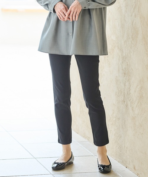 Honeys(ハニーズ)の「【抗菌防臭】ストレッチパギンス(股下64cm)(その他パンツ・レディース・ネイビー/モカ/ブラック/ベージュ・S/M/L/LL)」の6枚目の写真