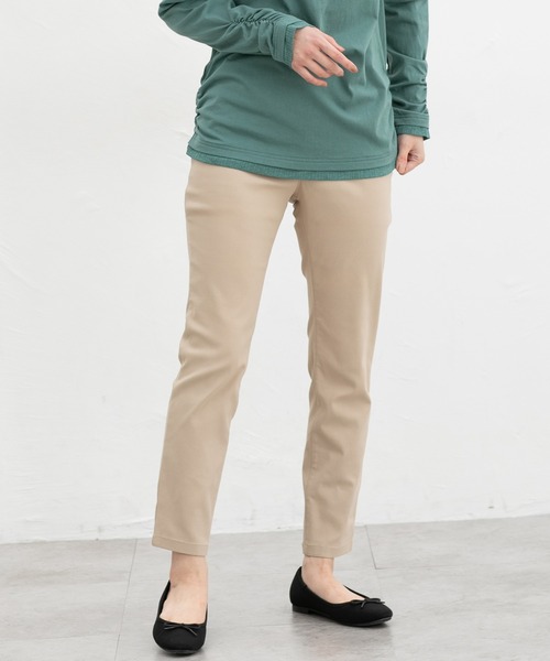Honeys(ハニーズ)の「【抗菌防臭】ストレッチパギンス(股下64cm)(その他パンツ・レディース・ネイビー/モカ/ブラック/ベージュ・S/M/L/LL)」の18枚目の写真