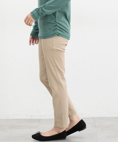 Honeys(ハニーズ)の「【抗菌防臭】ストレッチパギンス(股下64cm)(その他パンツ・レディース・ネイビー/モカ/ブラック/ベージュ・S/M/L/LL)」の21枚目の写真