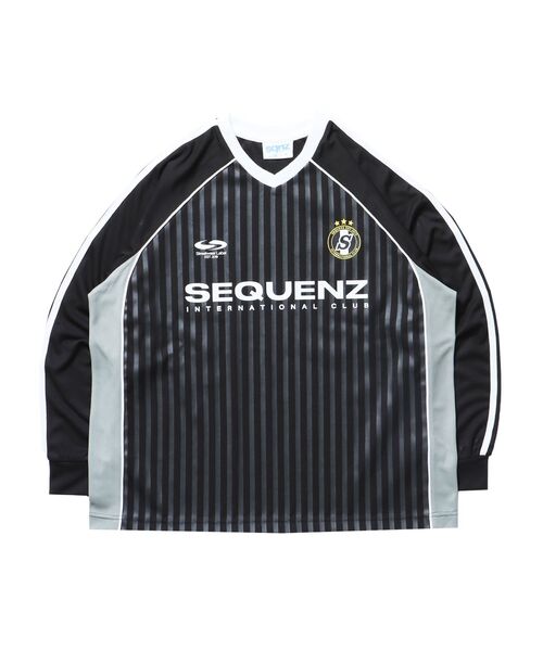 sqnz（エスキュンズ）】sqnz sports shirts / Vネック 長袖