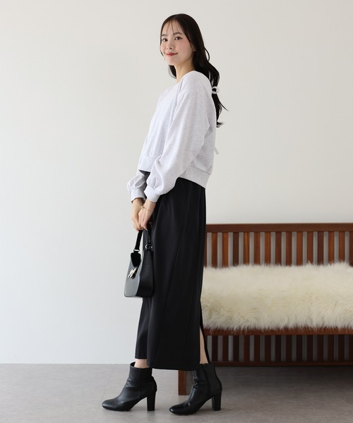 BLUEEAST（ブルーイースト）の「バックリボンスウェット（スウェット・レディース・ホワイト/グレー/ブラック・MEDIUM）」の10枚目の写真